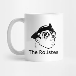 The Rolistes Podcast (Mighty Atom B&W) T-Shirt Mug